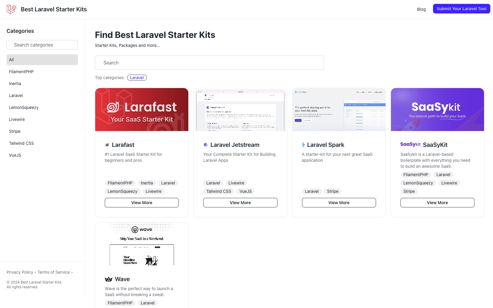 Laravel Starter Kits Logo